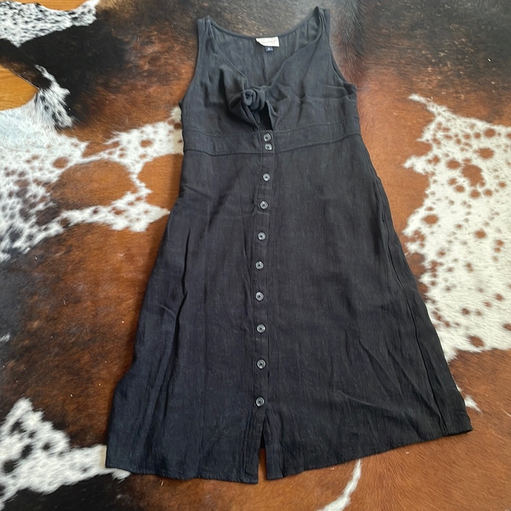 Universal Thread linen blend tie dress.